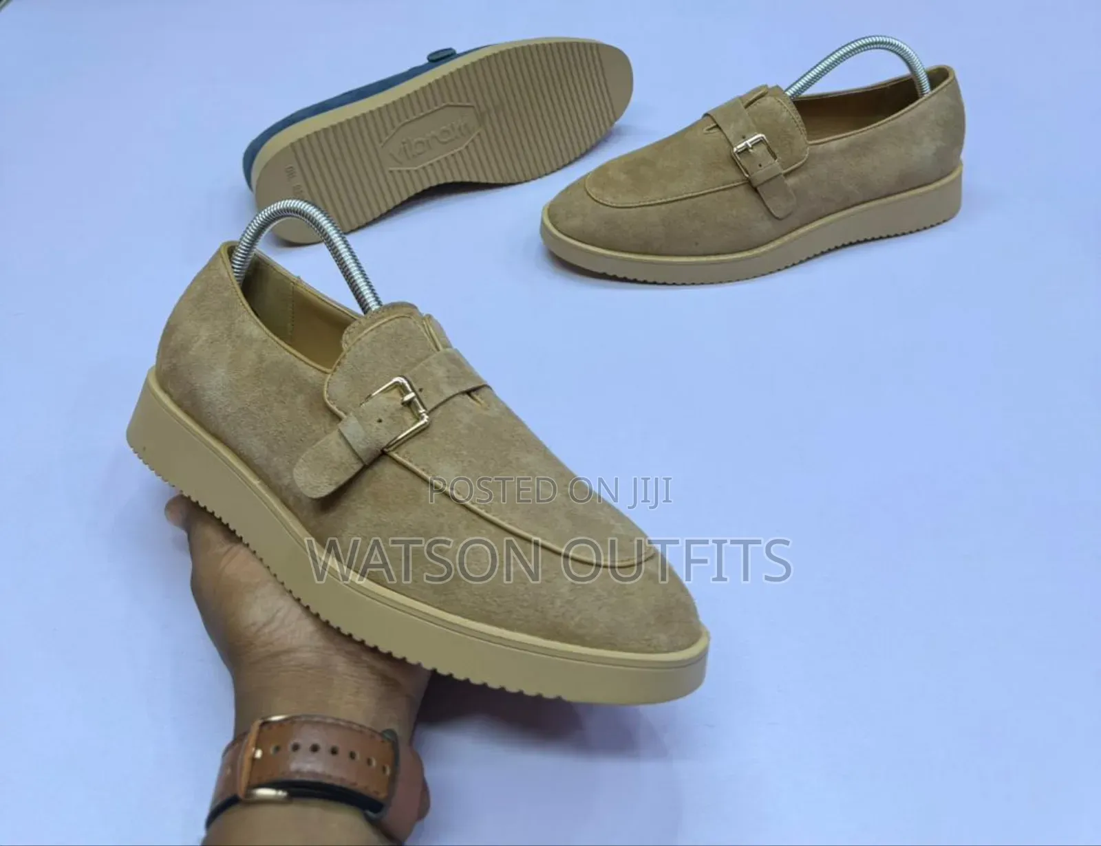 Men's Loafer Shoes or Stringless Leather Footwears Totally Smart