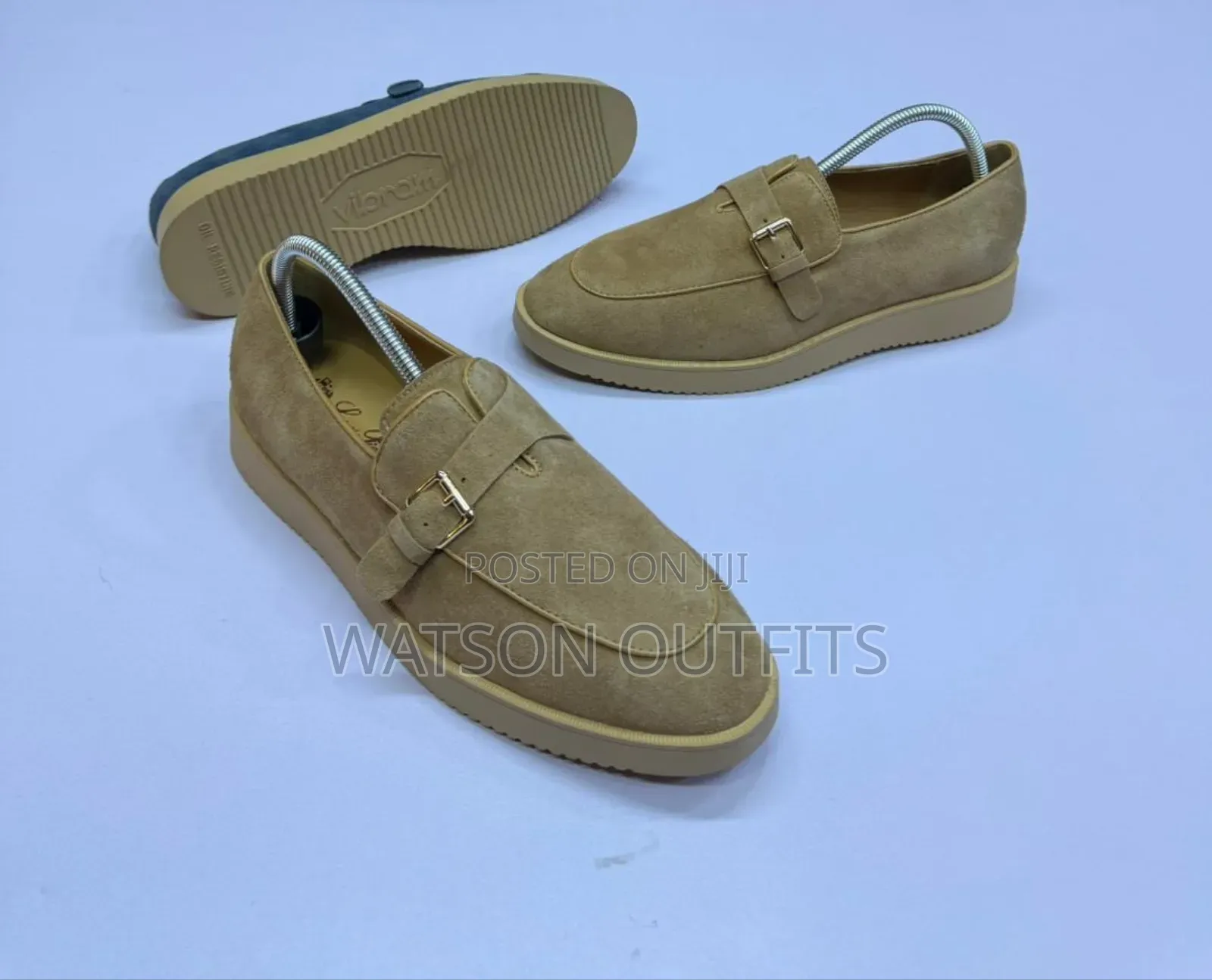 Men's Loafer Shoes or Stringless Leather Footwears Totally Smart
