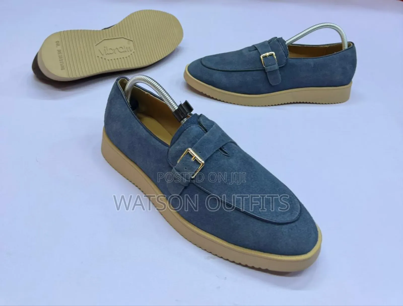 Men's Loafer Shoes or Stringless Leather Footwears Totally Smart