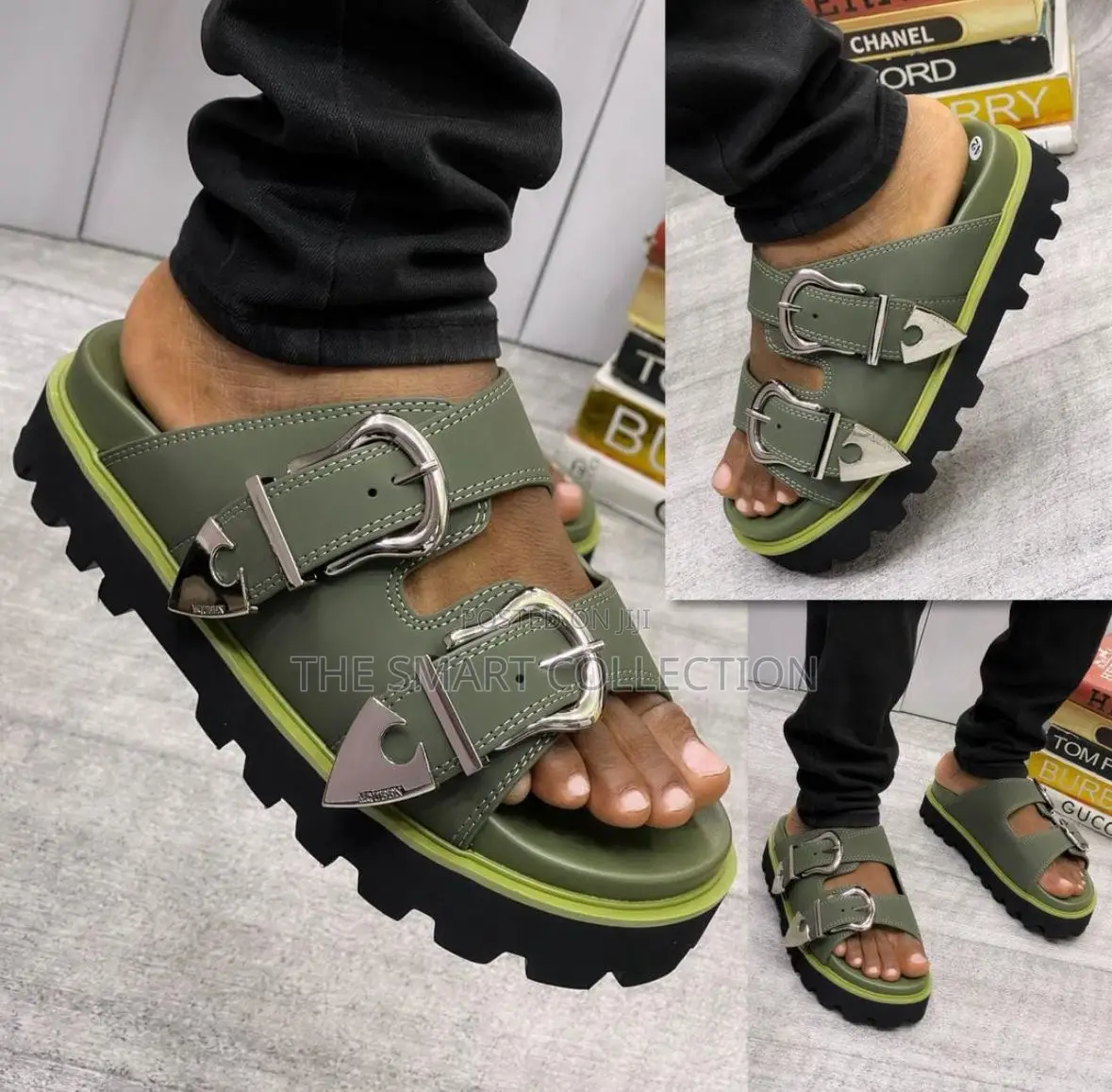 McQueen Sandals Za Kiume