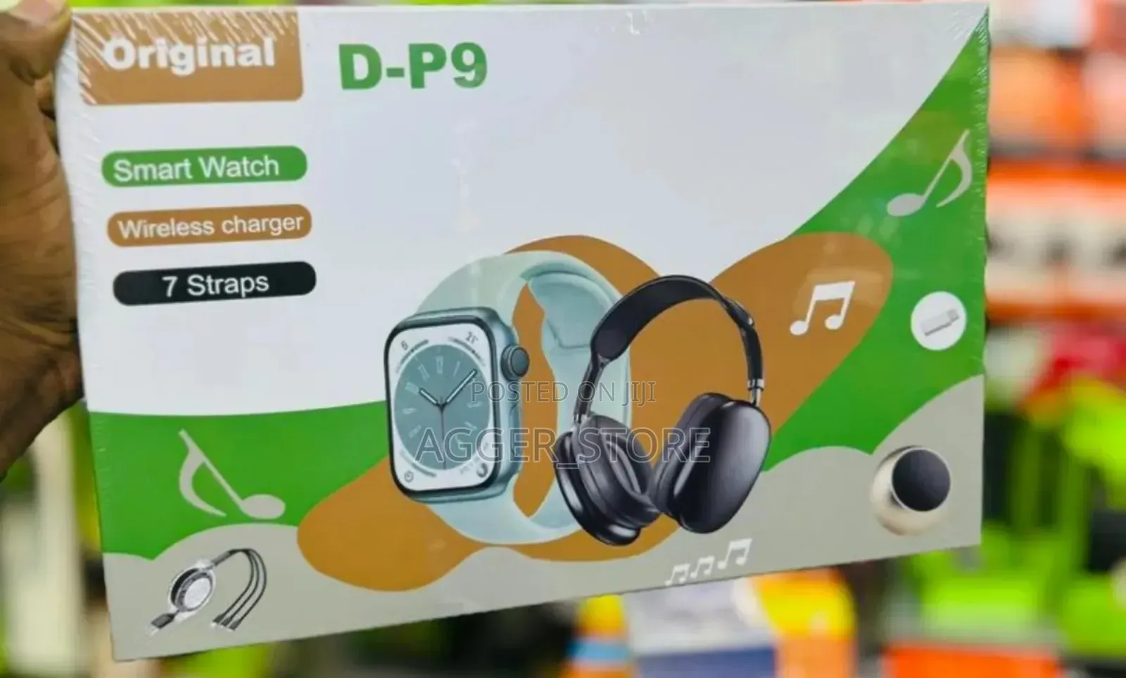 D-P9 Smartwatch With Headphones Original