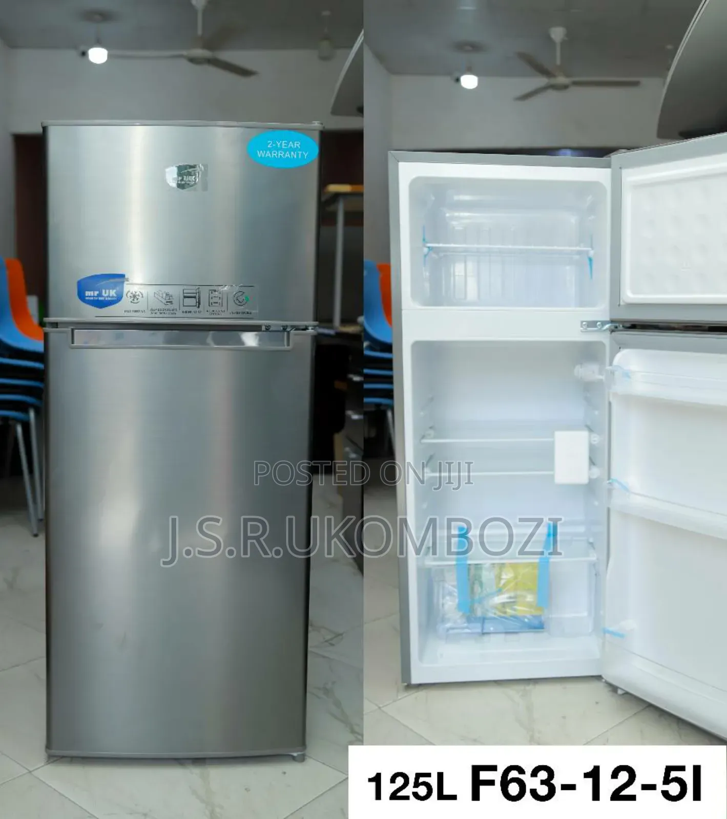 Mr Uk Fridge 
Uk 63-125
Lita 125l