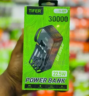 Tifer 30000mah Original New Powerbank