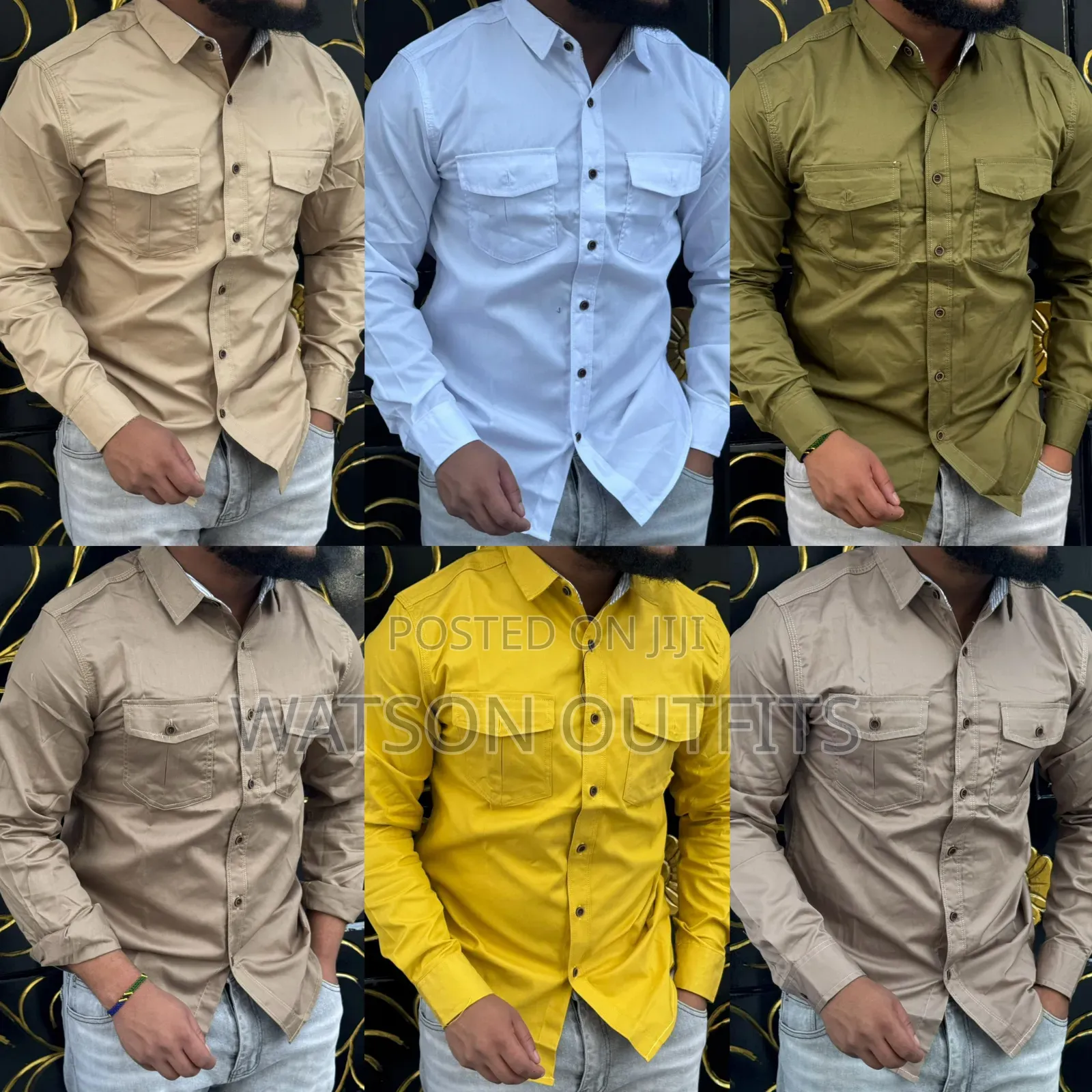 Men's Shirts or Shati Za Kiume Very Colourful and Beautifully Designed