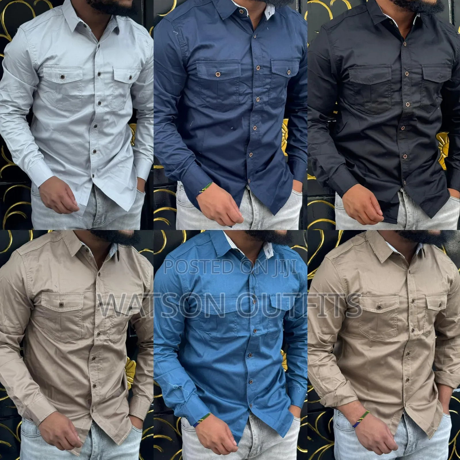 Men's Shirts or Shati Za Kiume Very Colourful and Beautifully Designed