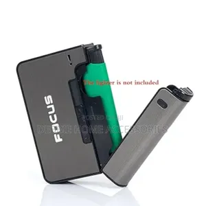 Aluminium Alloy Automatic Cigarette Case Box Lighter Case Holder