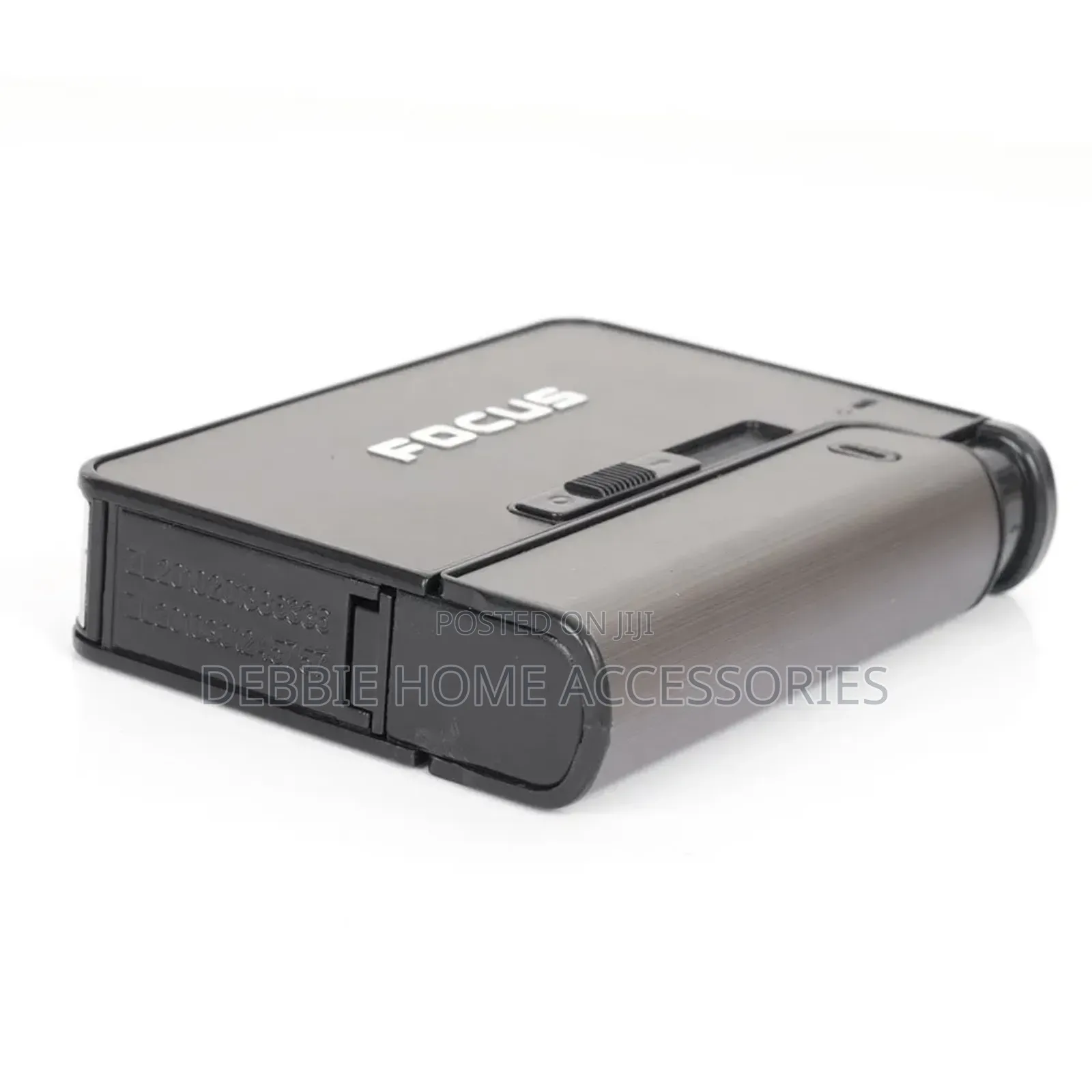Aluminium Alloy Automatic Cigarette Case Box Lighter Case Holder