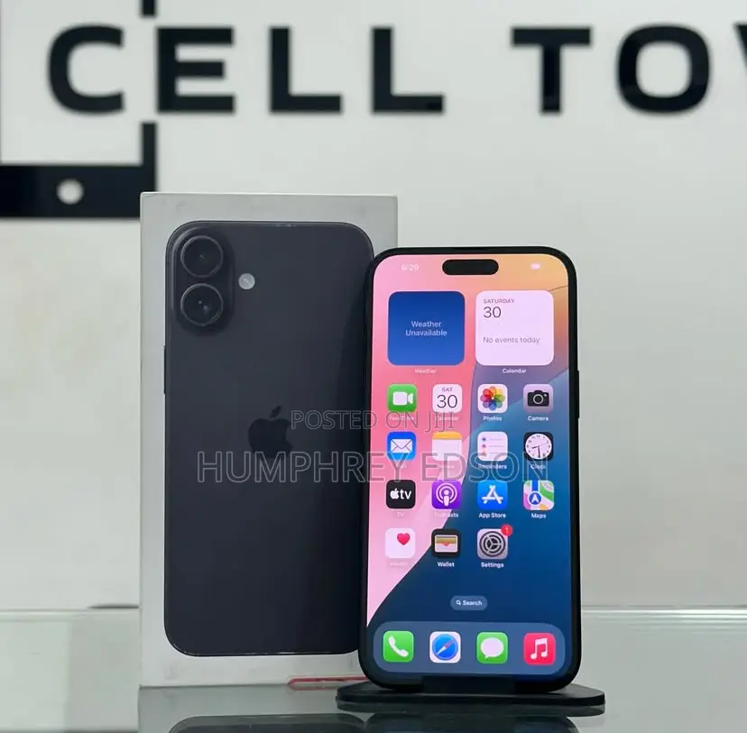 New Apple iPhone 16 128 GB Black