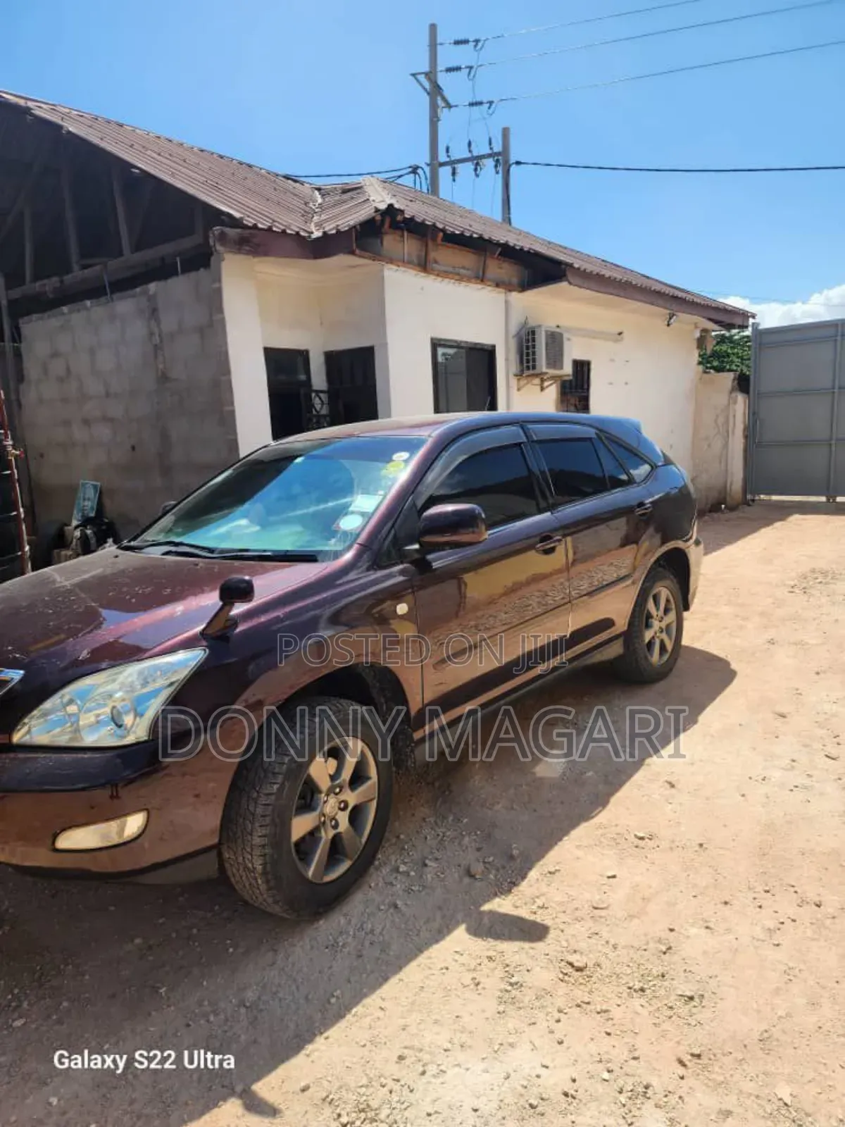 Toyota Harrier 2005 Maroon