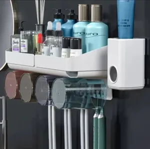 Wall-Mounted Toothbrush Holder