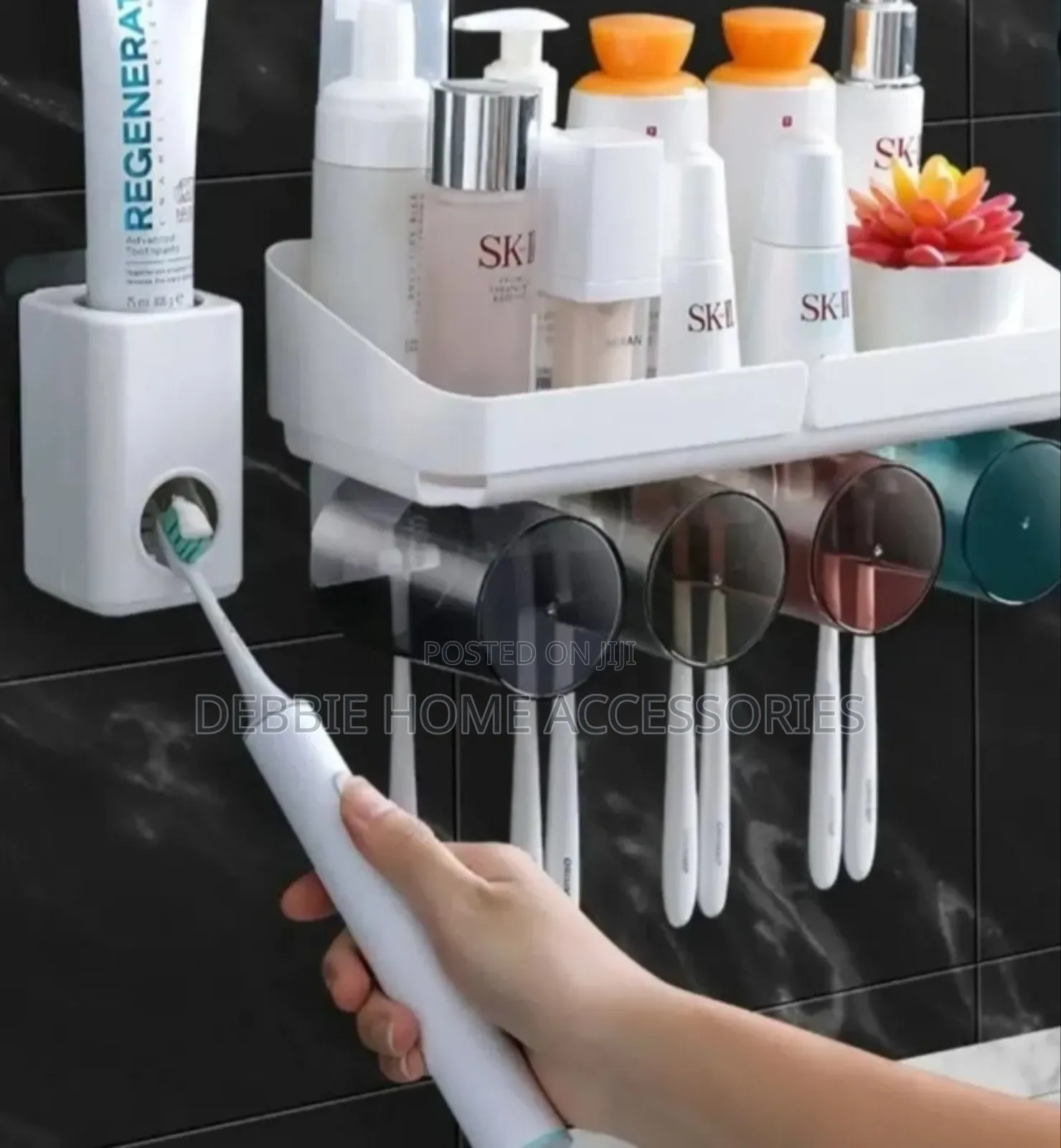 Wall-Mounted Toothbrush Holder