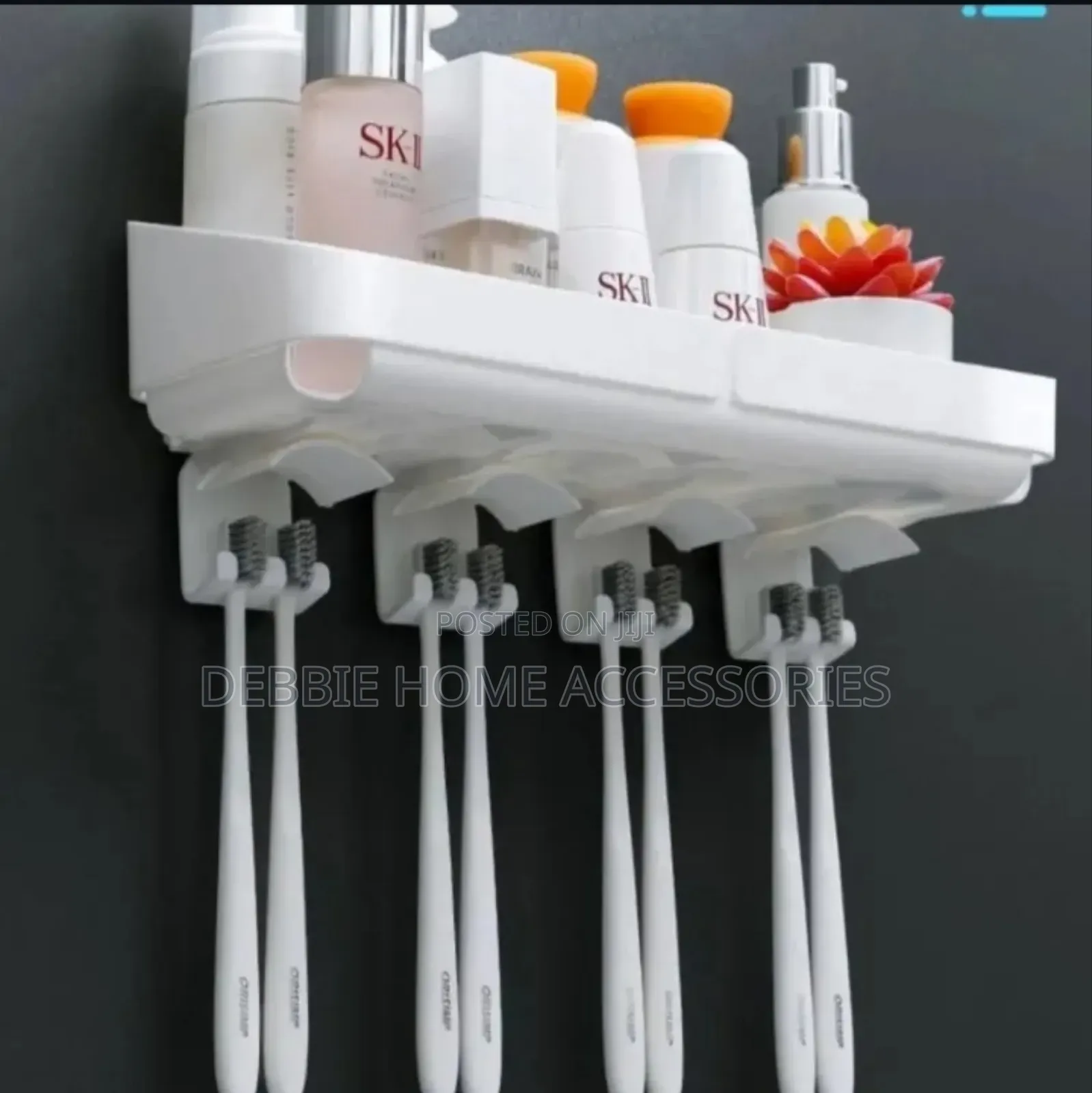 Wall-Mounted Toothbrush Holder