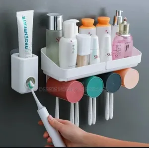 Wall-Mounted Toothbrush Holder