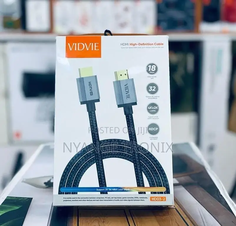 Vidvie Hdmi - Hdmi Cable Flexible , , Gold Plate Grade 1