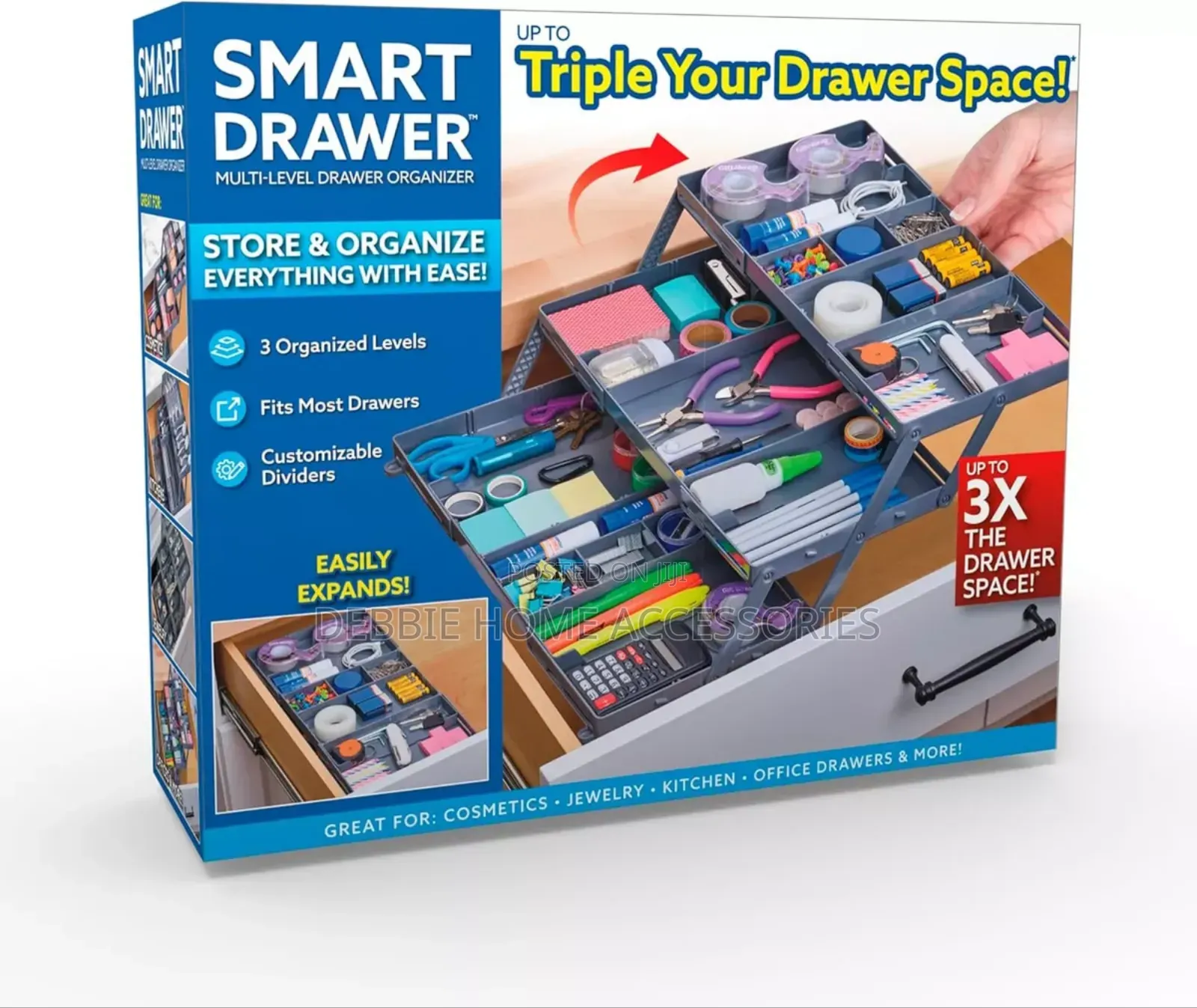Smart Drawer Multi-Level Drawer Organizer