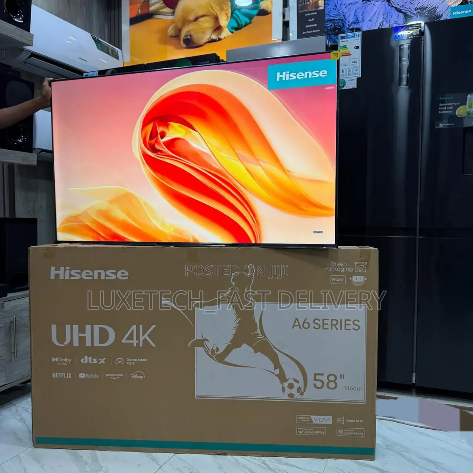 Hisense 58 Inches Smart Uhd Tv