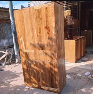Kabati Mbao Ngumu Milango Miwili