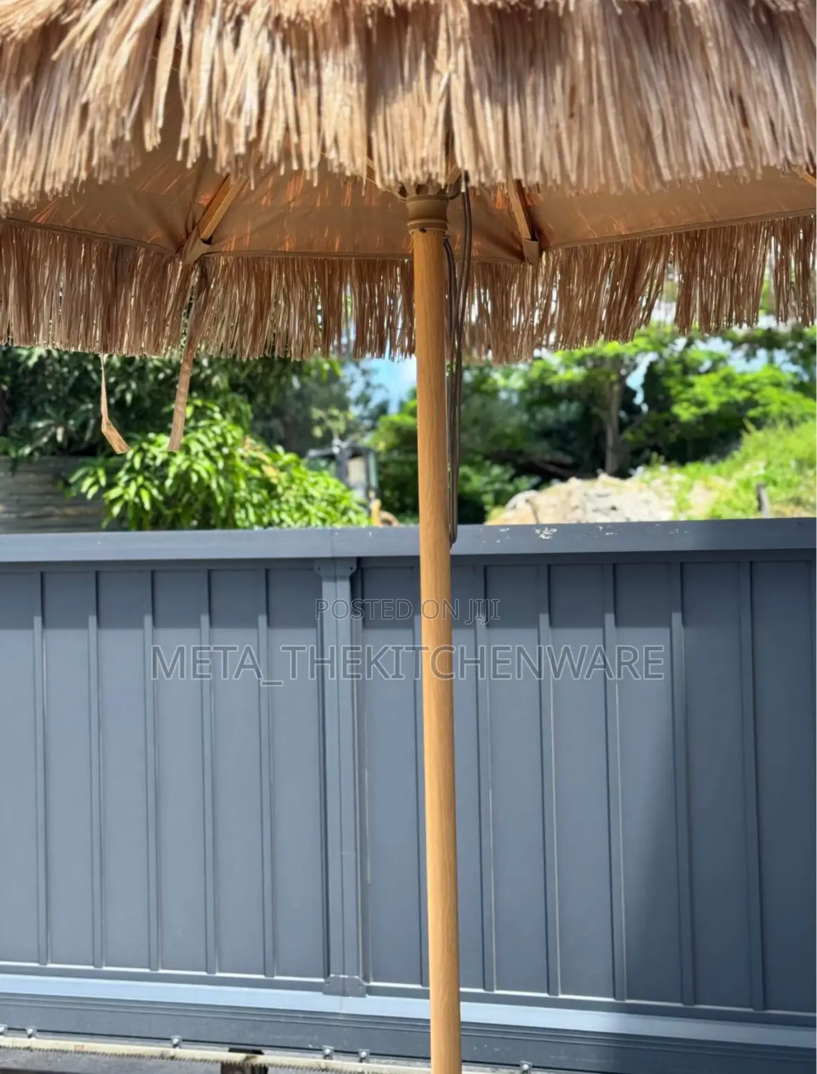 Thatch Roof Waterproof Straw Beach Umbrella 3m