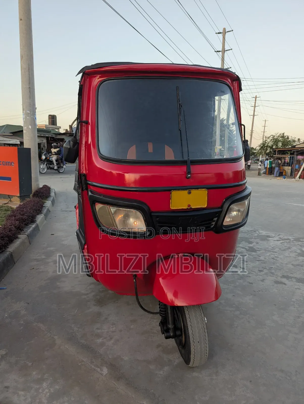 TVS King Deluxe Plus iTouch Start 2023 Red