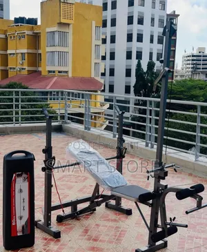 Combination Set – Bench Press With 50kg Weight Set