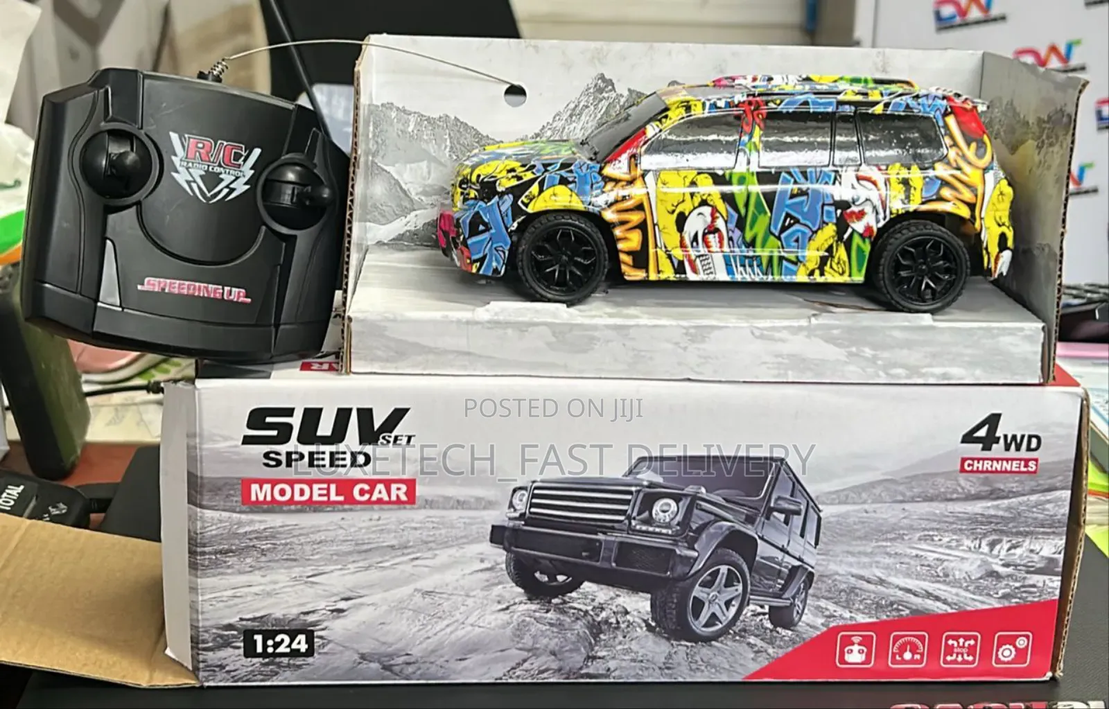 Remote-Controlled Suv Model Car Game Toys