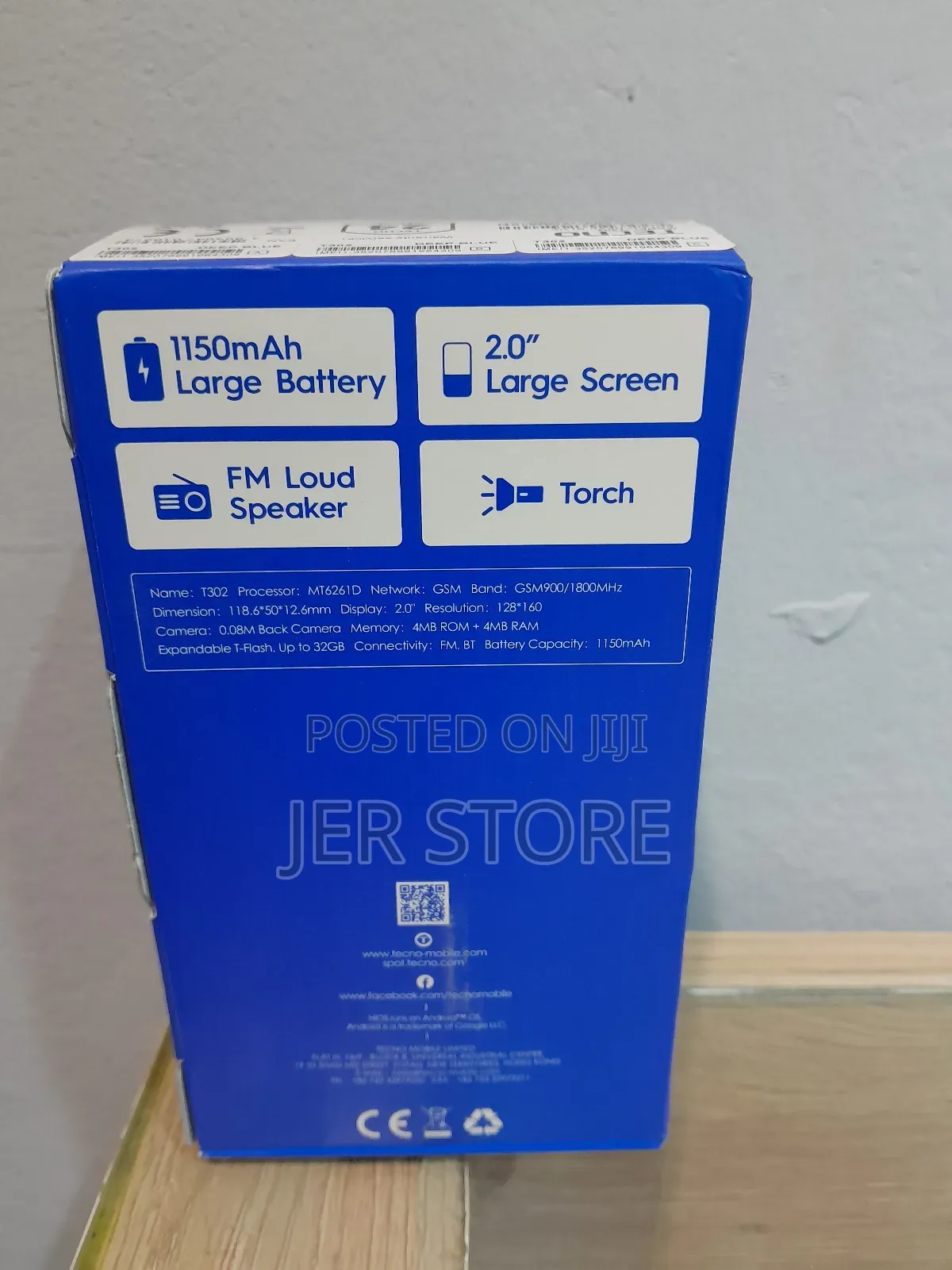 New Tecno T312 Black