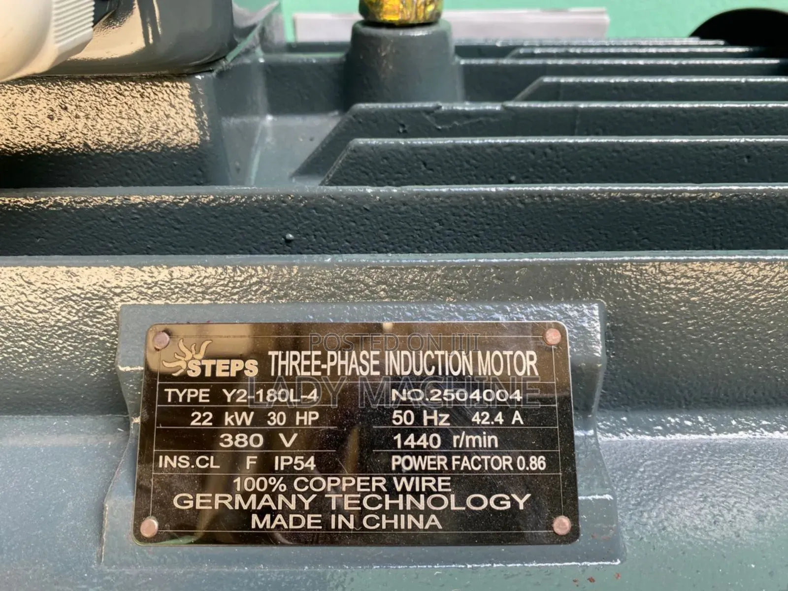 Steps Brand 30hp Electric Motor