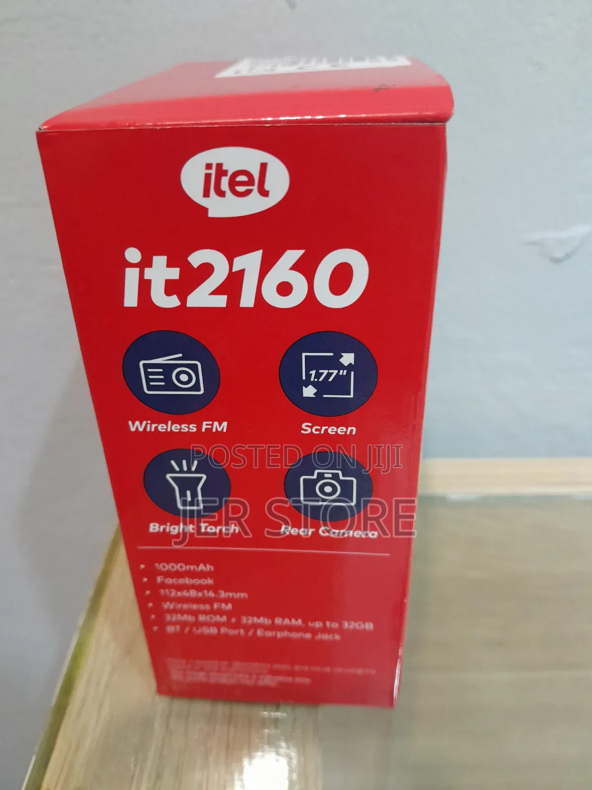 New Itel it2160 Black