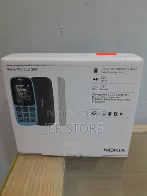 New Nokia 105 Black