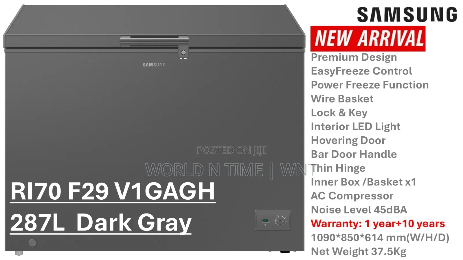 Samsung Freezer 287l Rf170f29vgagh