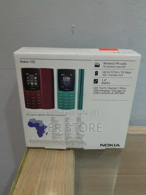 New Nokia 105 Black