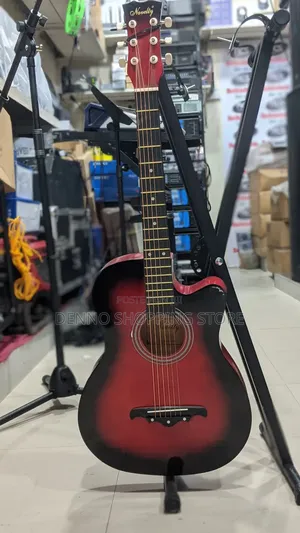 Medium Size Aquostic Guitar( Red)