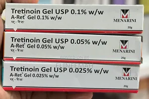 Tretnoin Gel 0.025%, 0.05%, 0.1% Gel (All Strength)
