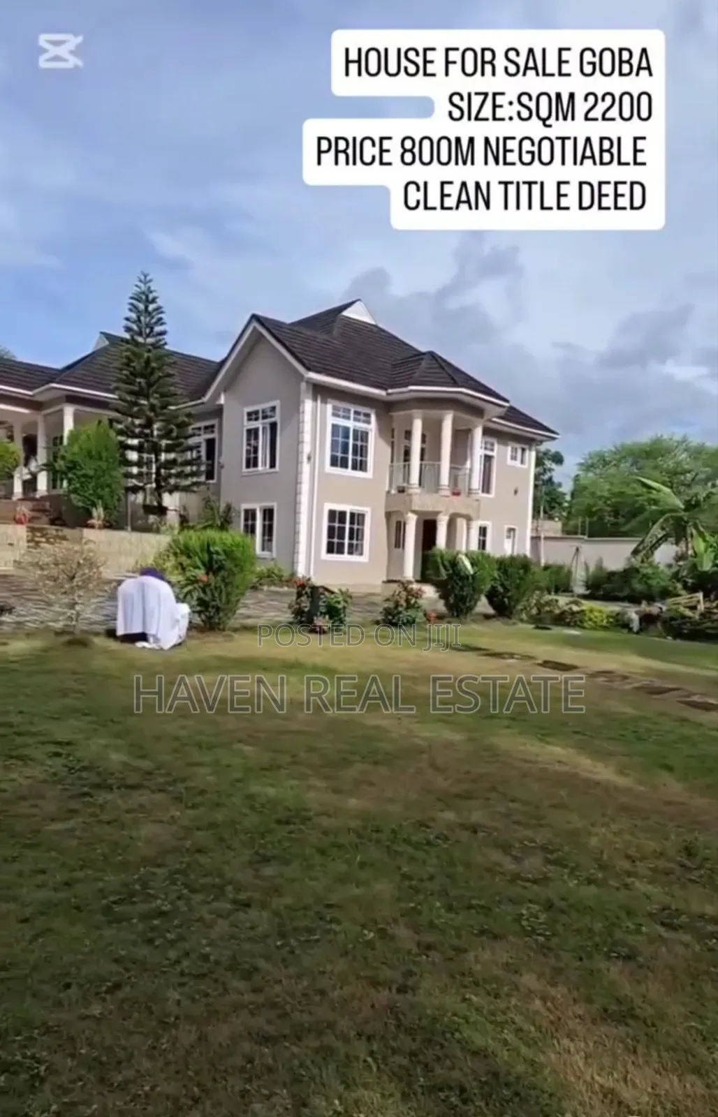 4bdrm House in Goba for sale