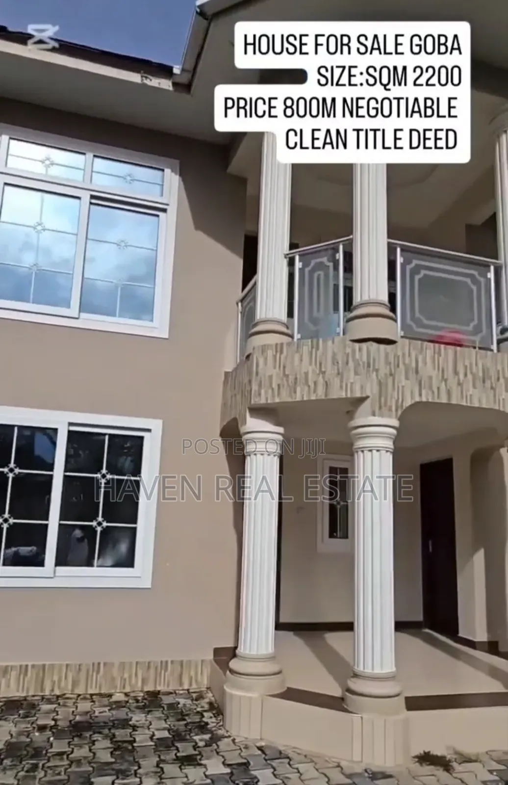 4bdrm House in Goba for sale