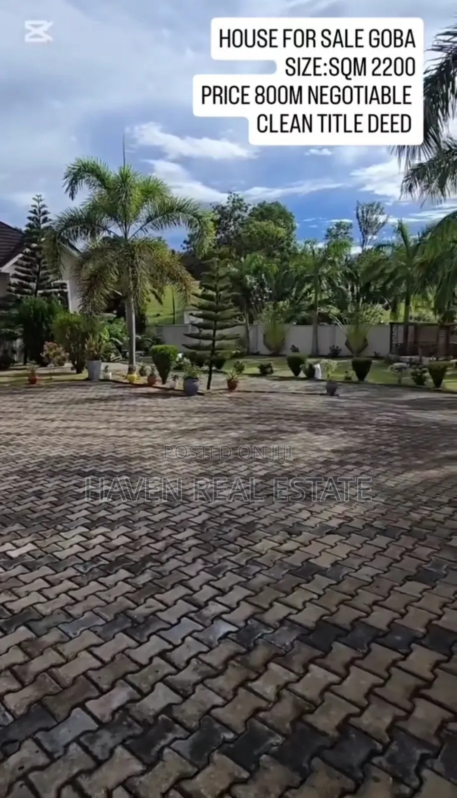 4bdrm House in Goba for sale