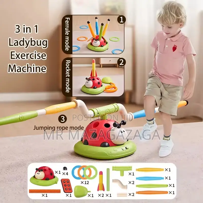 Lady Bug Exercise Machine 3 in 1
