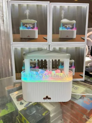 2-in-1 Led Rain Cloud Humidifier + Aromatherapy Diffuser With Remote