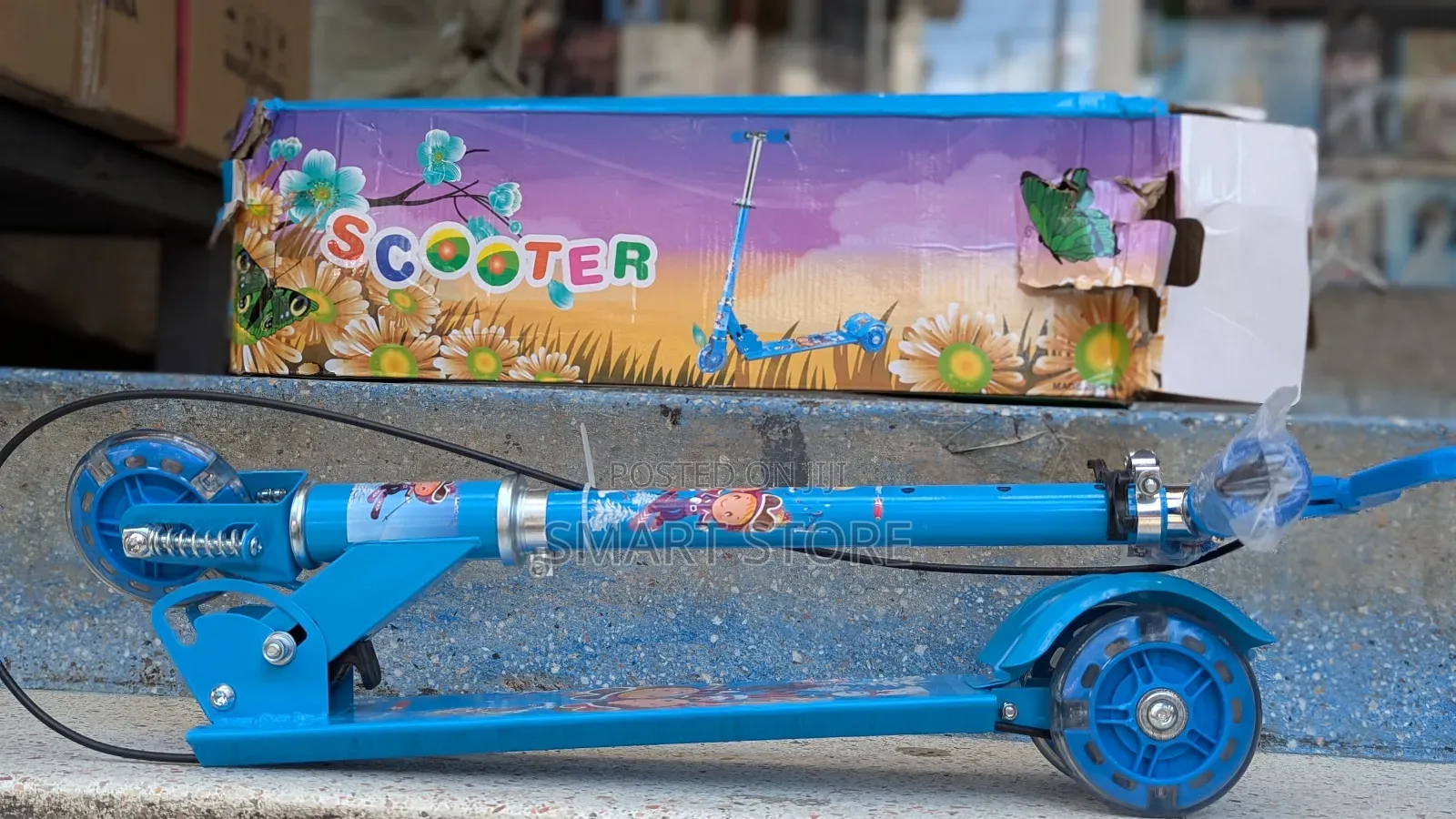 Iron Folding Scooter for Kids – Durable Portable