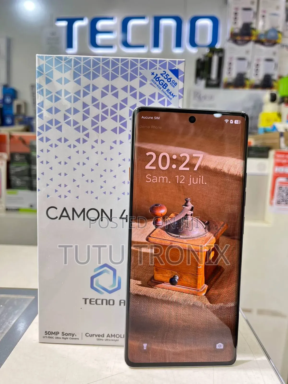 New Tecno Camon 40 Pro 256 GB Blue
