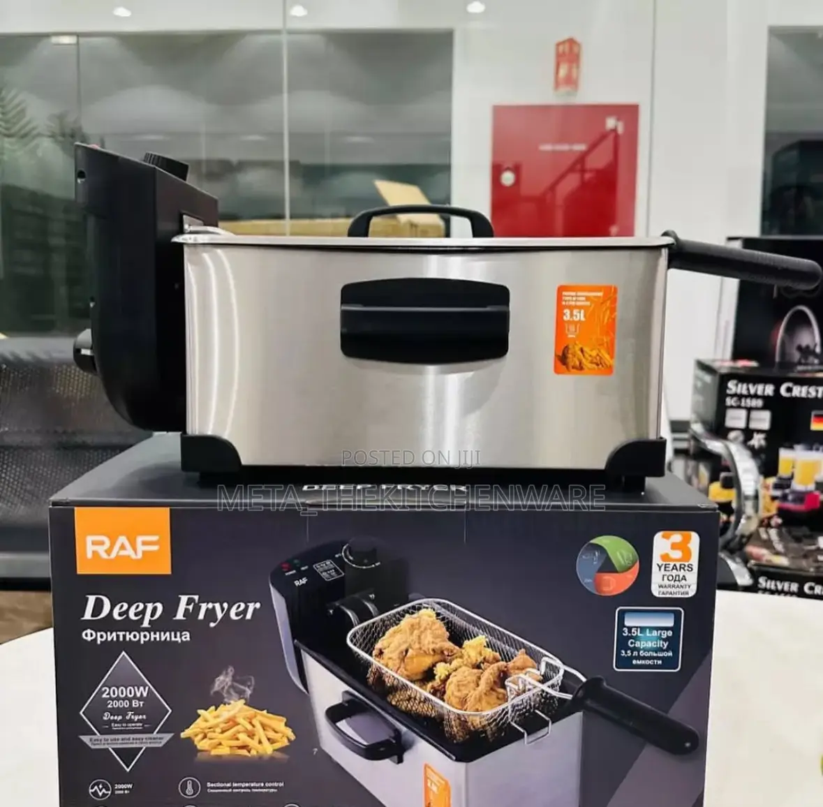 Raf Electric Single Deep Fryer 3.5l