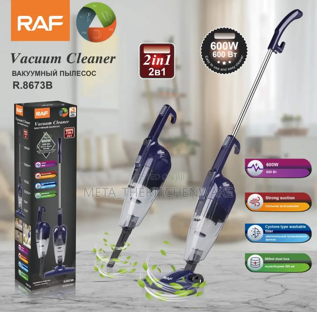 Raf Stick Vacuum Cleaner 2 in 1 600w