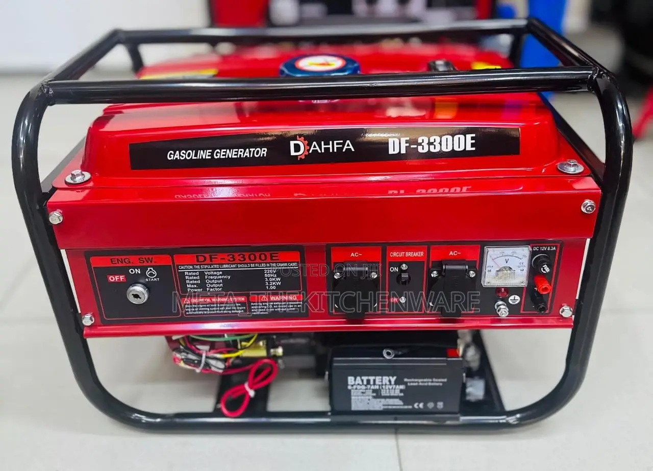 Dahfa Gasoline Generator 3kv Key Start Df- 3300e