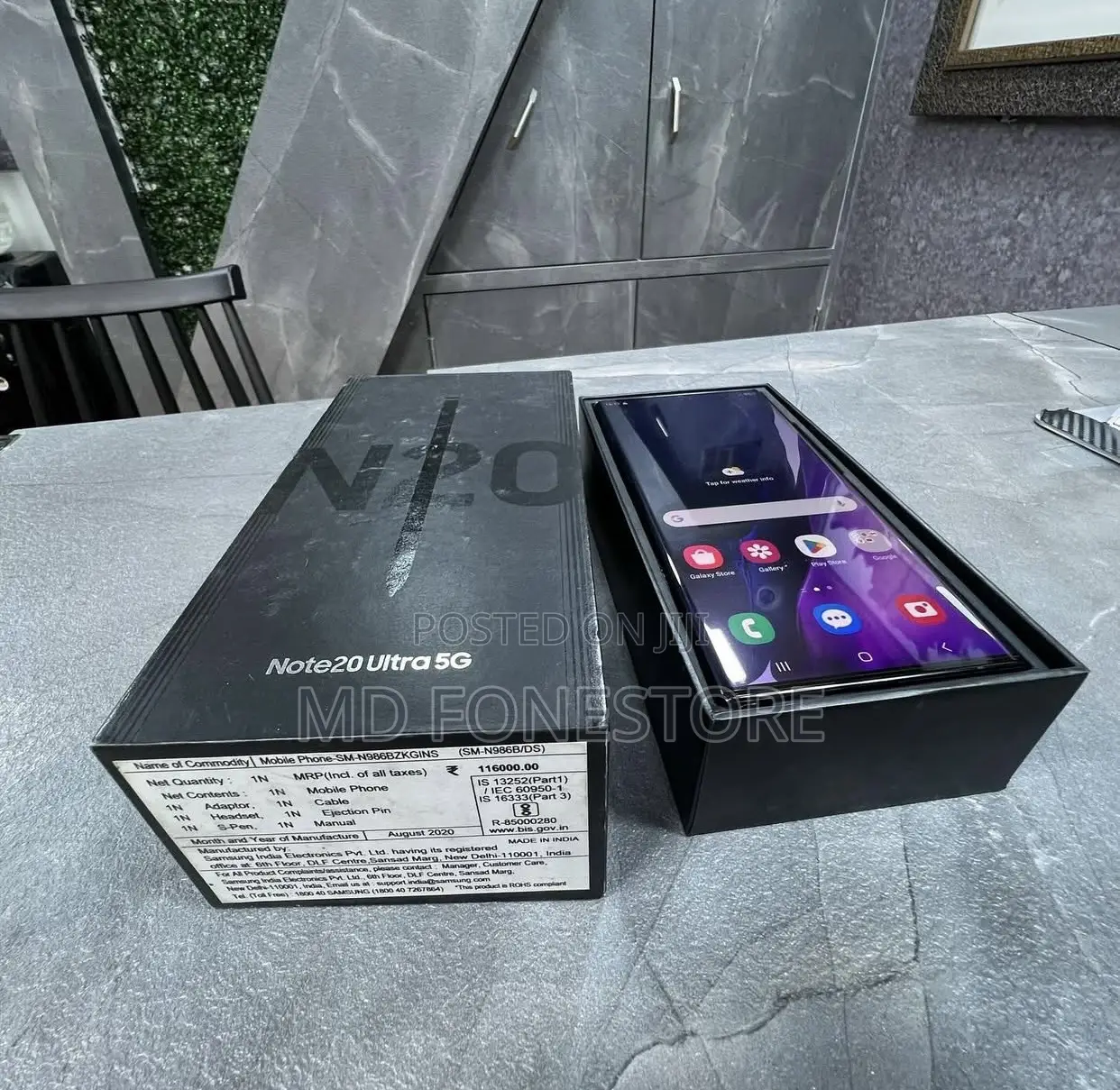 New Samsung Galaxy Note 20 Ultra 256 GB Black