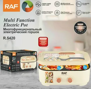 Raf Dual-Sided Electric Hot Pot or Multicooker 6l