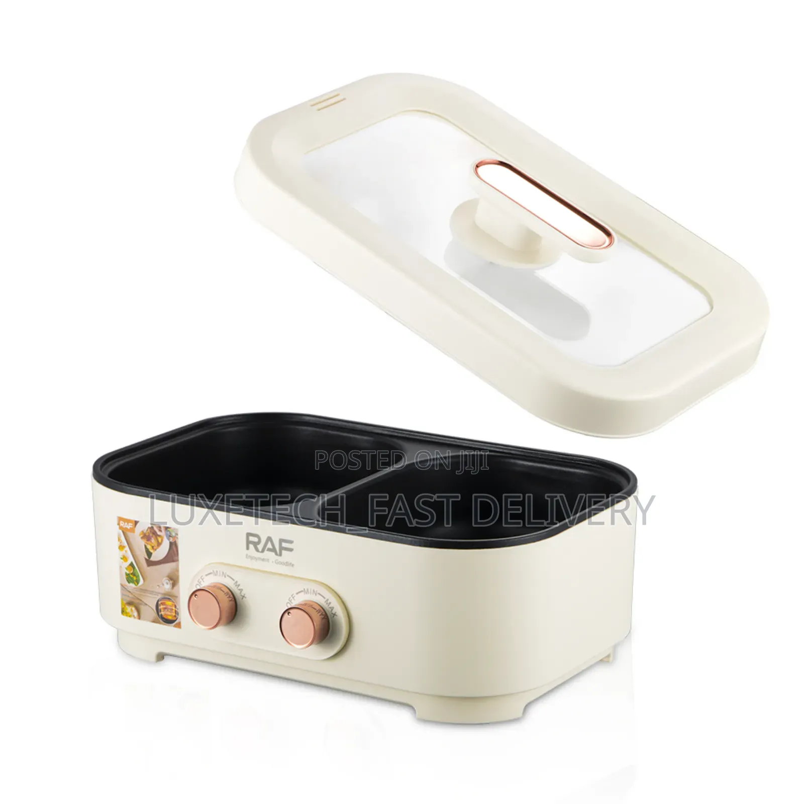 Raf Dual-Sided Electric Hot Pot or Multicooker 6l