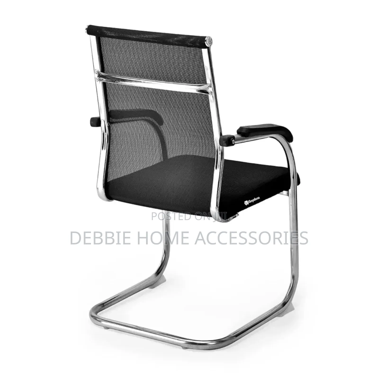 P Chair Visitor Study Home Office Computer Chair-Code 4009(Black)