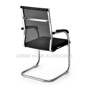 P Chair Visitor Study Home Office Computer Chair-Code 4009(Black)