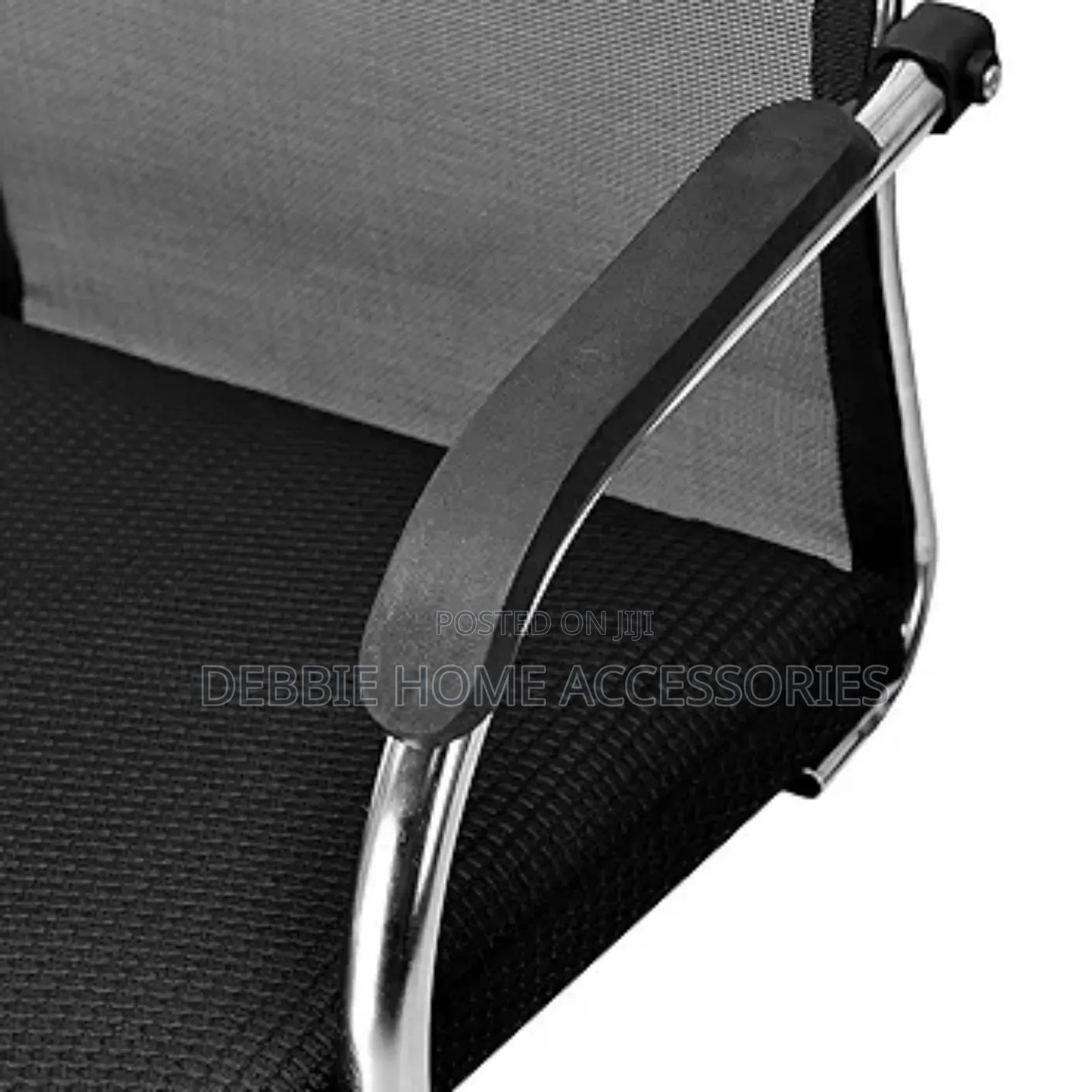 P Chair Visitor Study Home Office Computer Chair-Code 4009(Black)