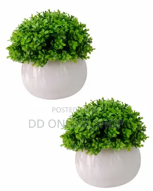 Fake Plants for Bathroom/Home Office Decor, Small Artificial.